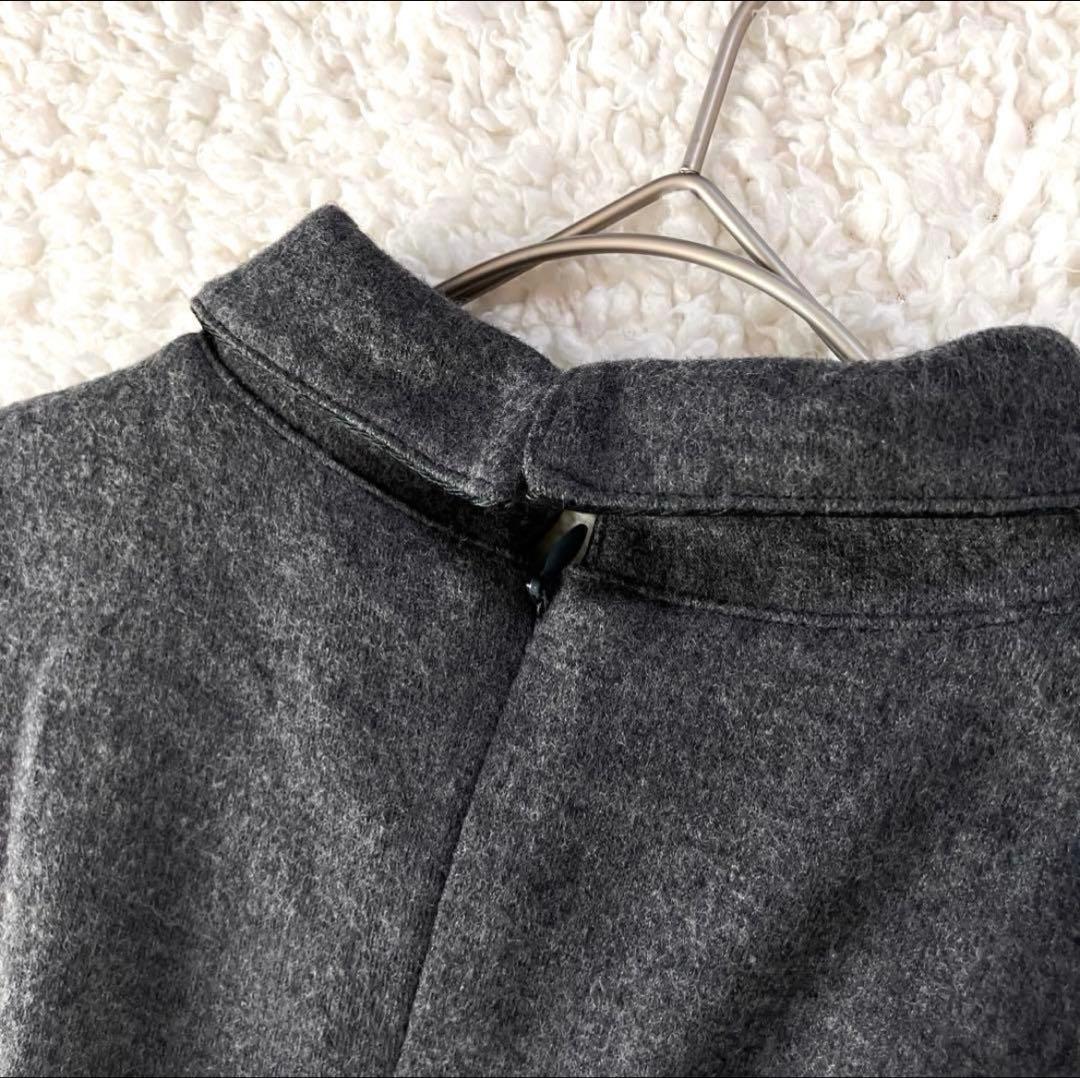 美品　バーバリーロンドン ウールワンピース丸襟　160 フォーマル日本製三陽商会