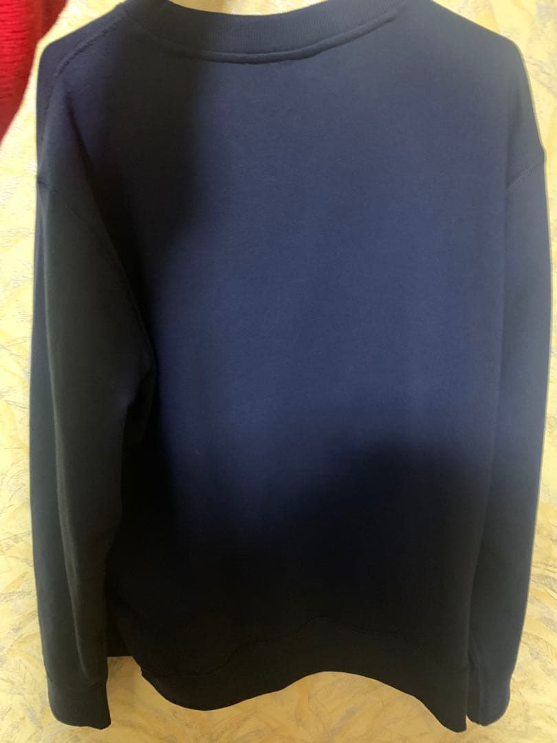 LACOSTE ネイビー クルーネック トレーナー US M FR 4 XL