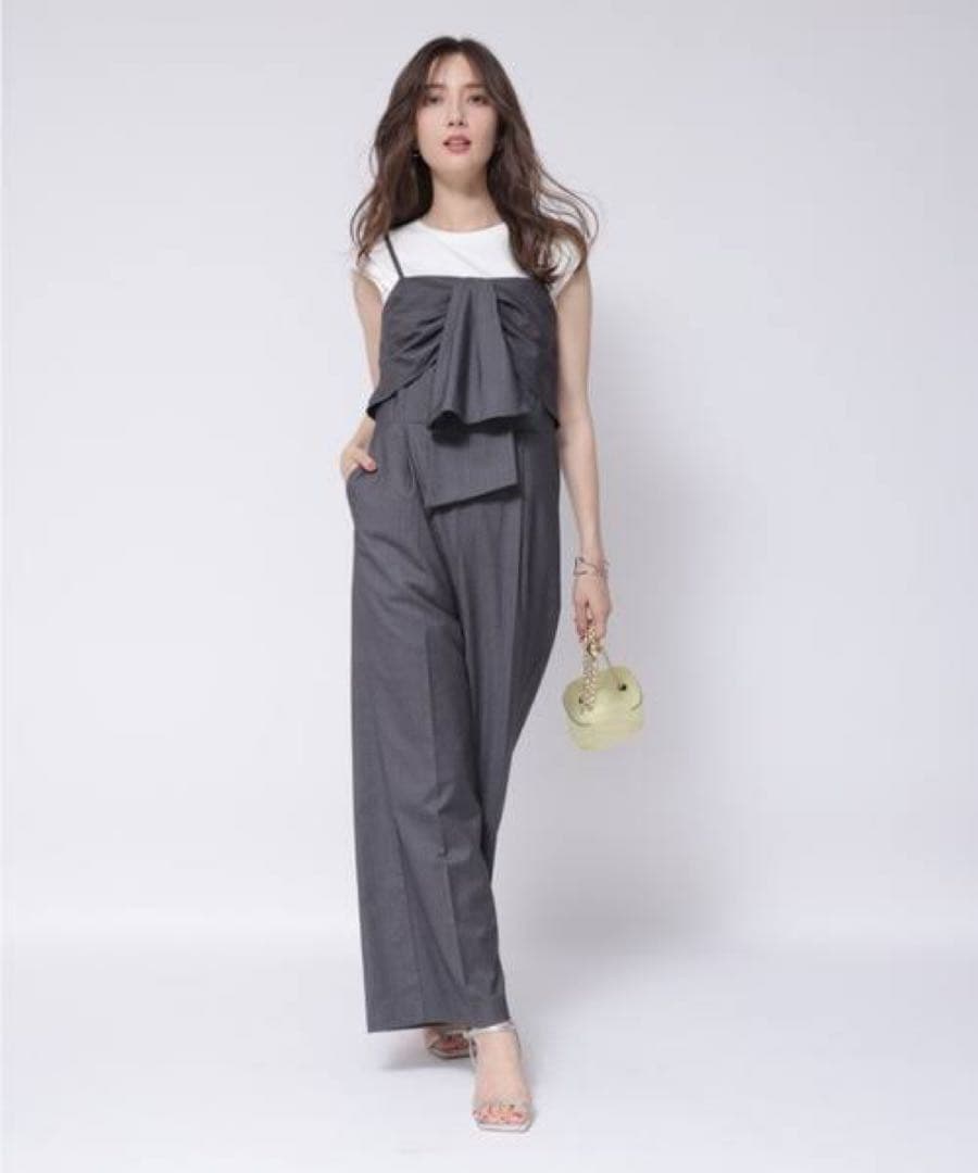 Apuweiser-riche リボンディティールオールインワン