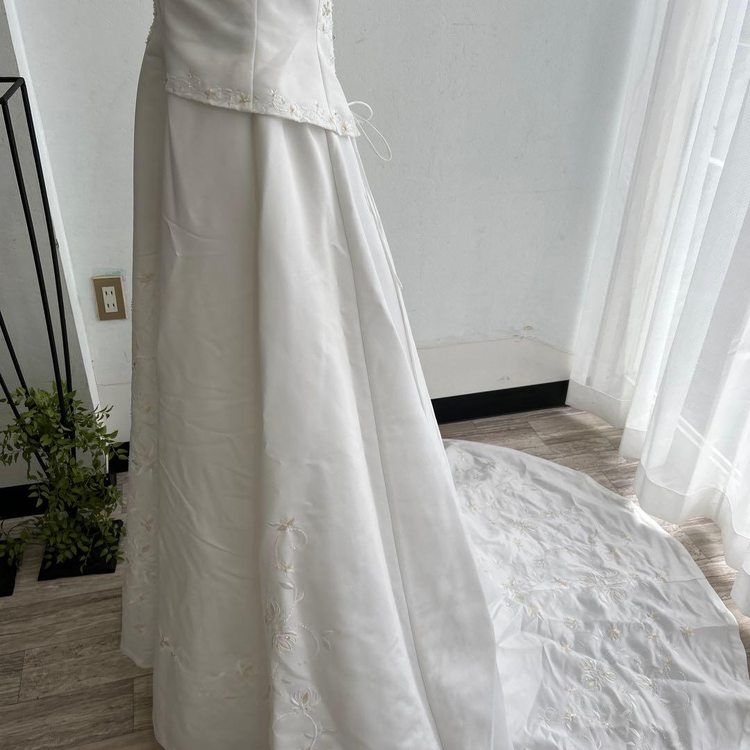 ⬜︎ ウエディングドレス 【21】 matsuo ホルダーネック　花嫁　刺繍