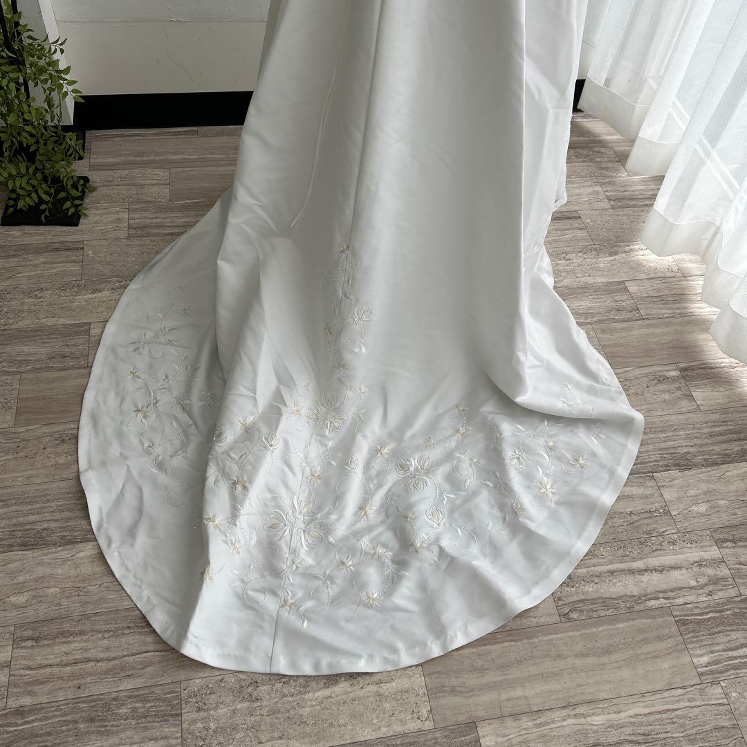 ⬜︎ ウエディングドレス 【21】 matsuo ホルダーネック　花嫁　刺繍