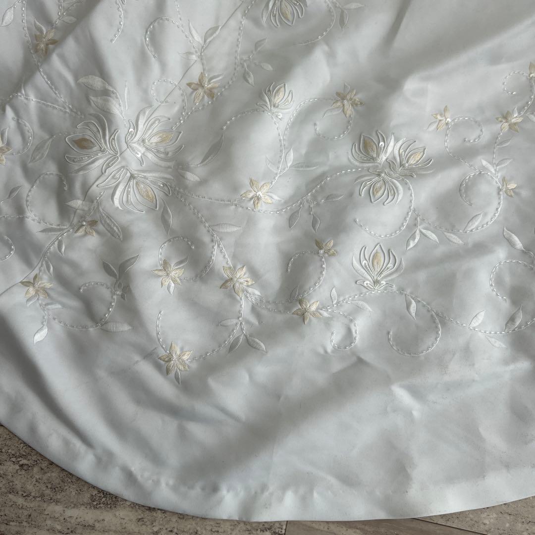 ⬜︎ ウエディングドレス 【21】 matsuo ホルダーネック　花嫁　刺繍