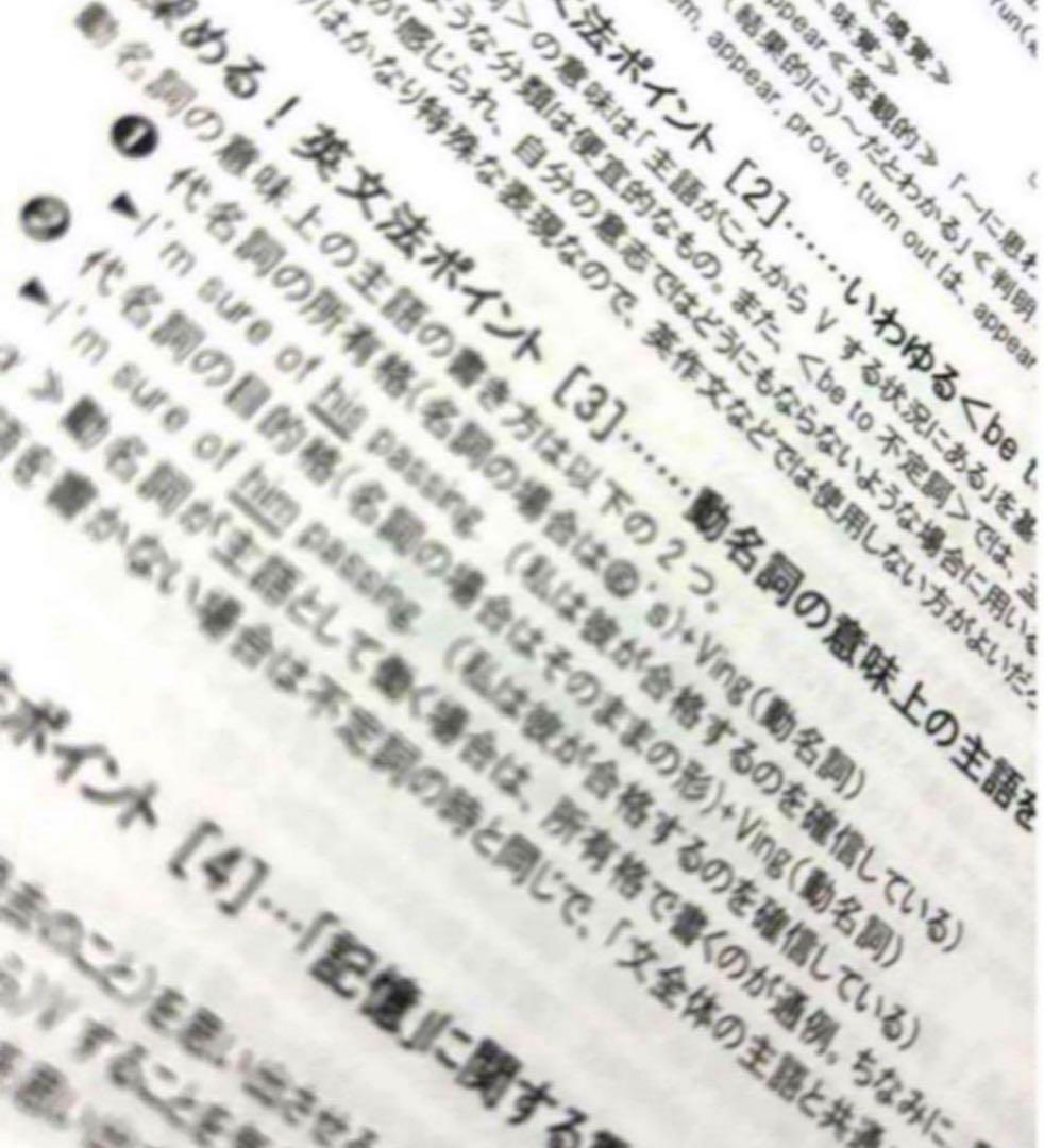 河合塾 テキスト 英文法・語法完全攻略テスト 成川博康先生　鉄緑会 駿台