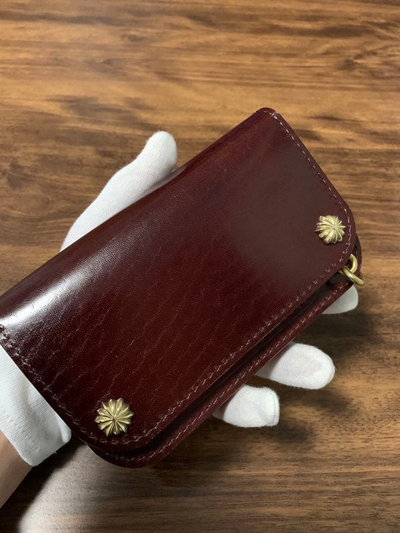 新喜皮革　ホースバット　トラッカーウォレット ミドル　CA008