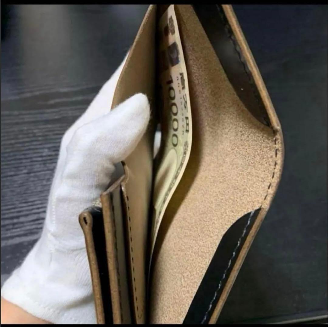 新喜皮革　ホースバット　トラッカーウォレット ミドル　CA008