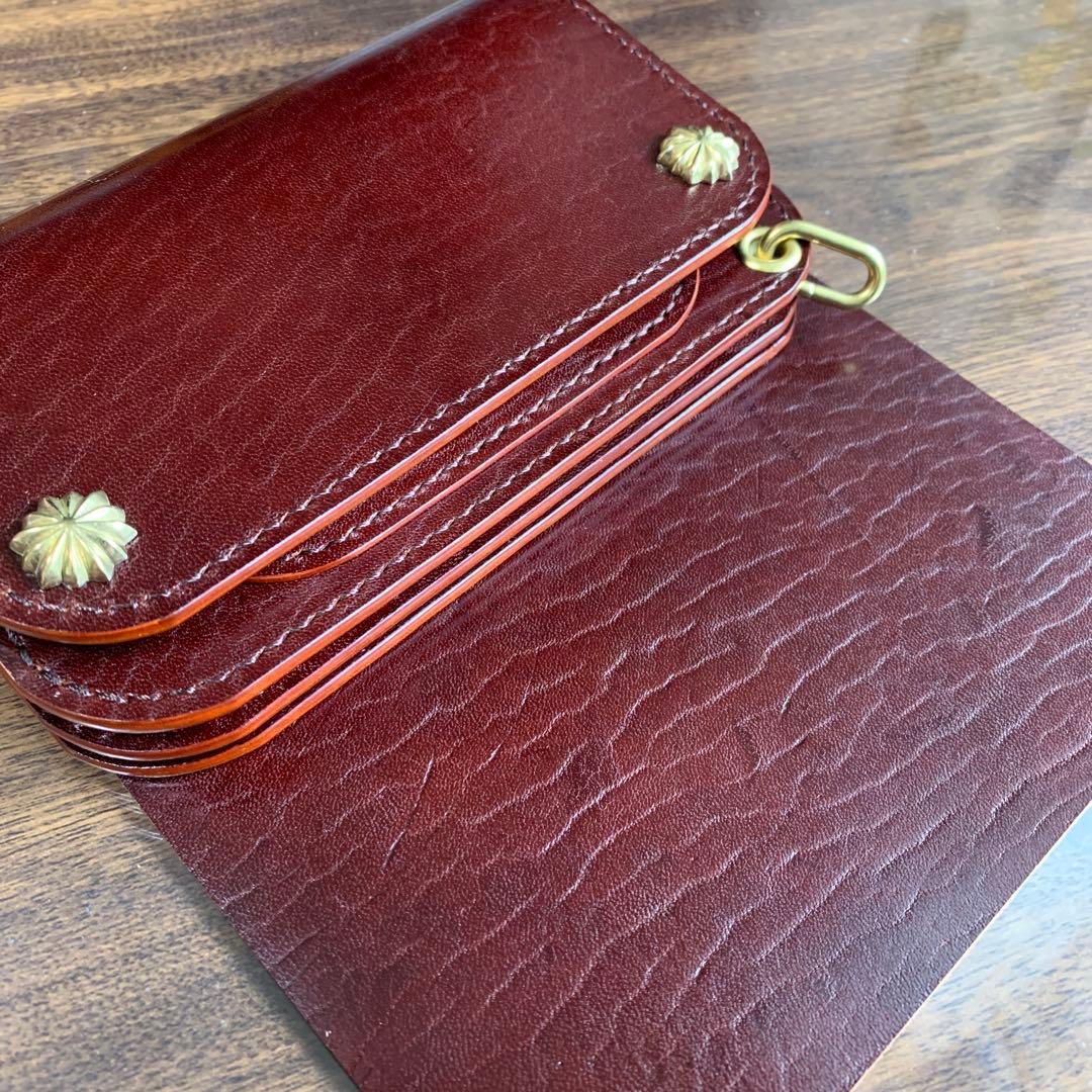 新喜皮革　ホースバット　トラッカーウォレット ミドル　CA008