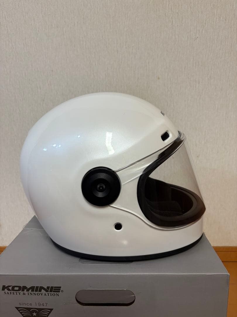 KOMINE コミネヘルメットHK-190パールホワイト