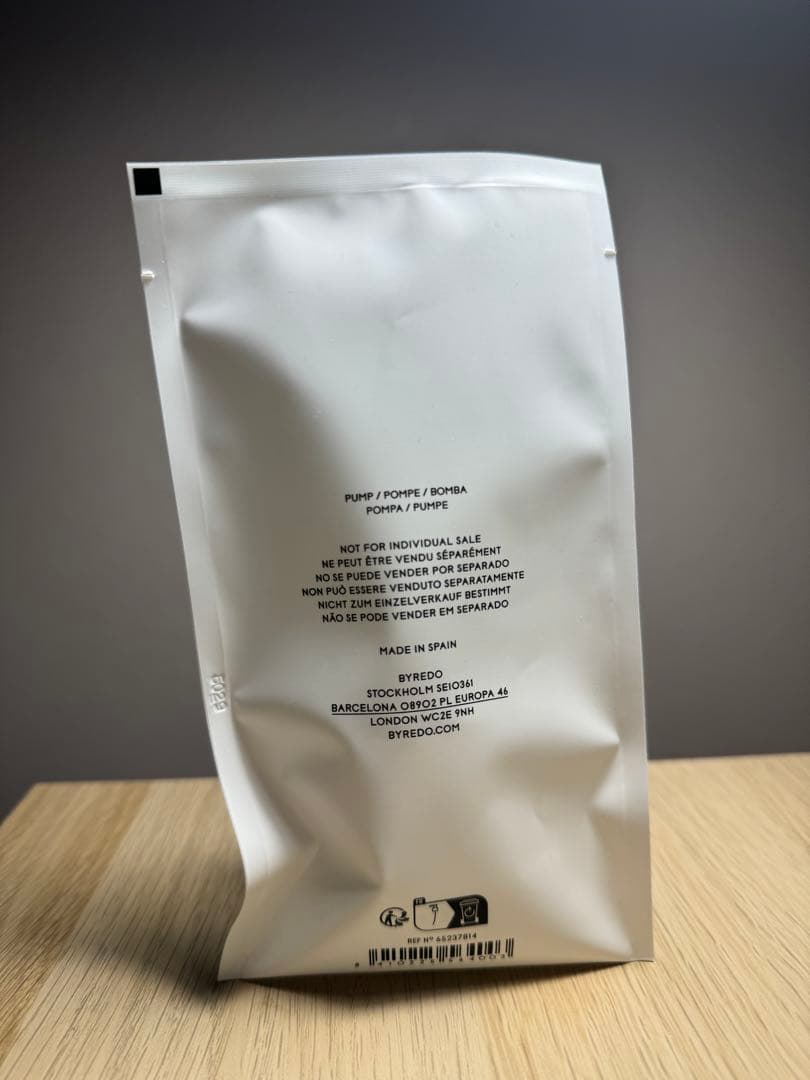 BYREDO ボディローション 225ml 未使用ポンプヘッド付き