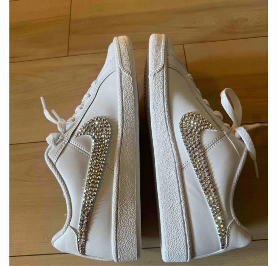 Nike キラキラ　ホワイト　スニーカー