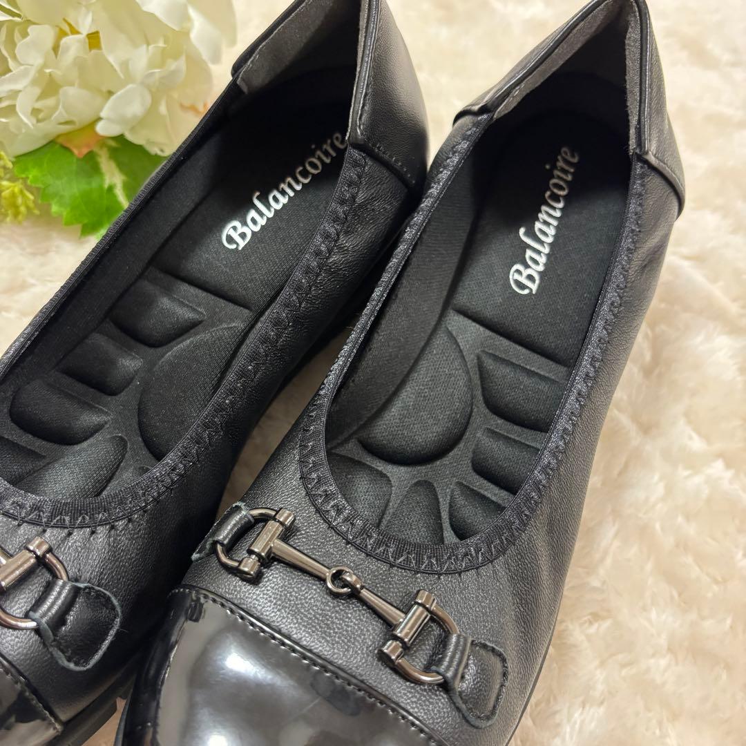 h…♡♡おまとめブランコワール 本革 ビット付バレエシューズ 25cm