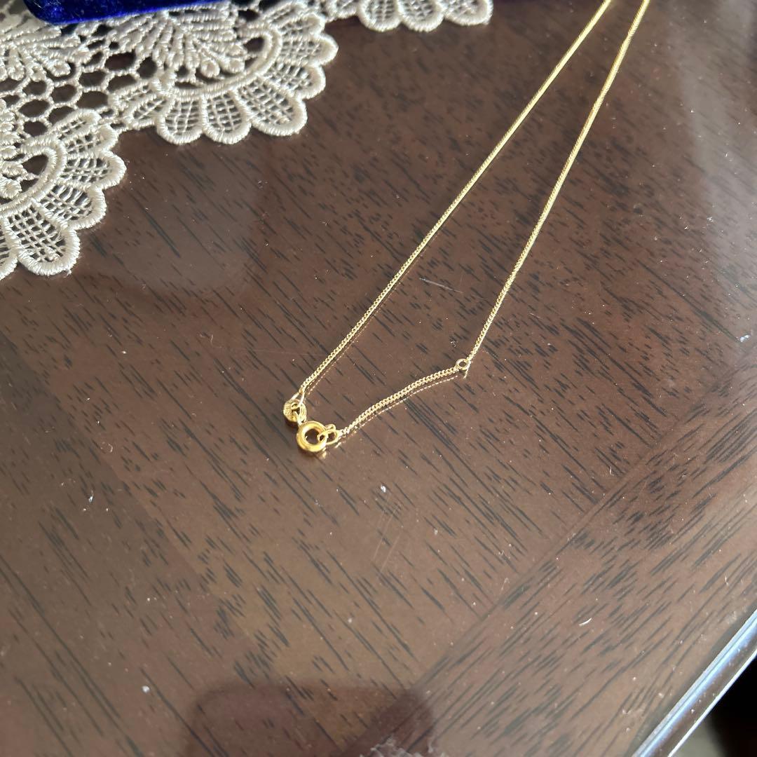 ゴールドシンプルチェーンネックレス最終価格 もこたん