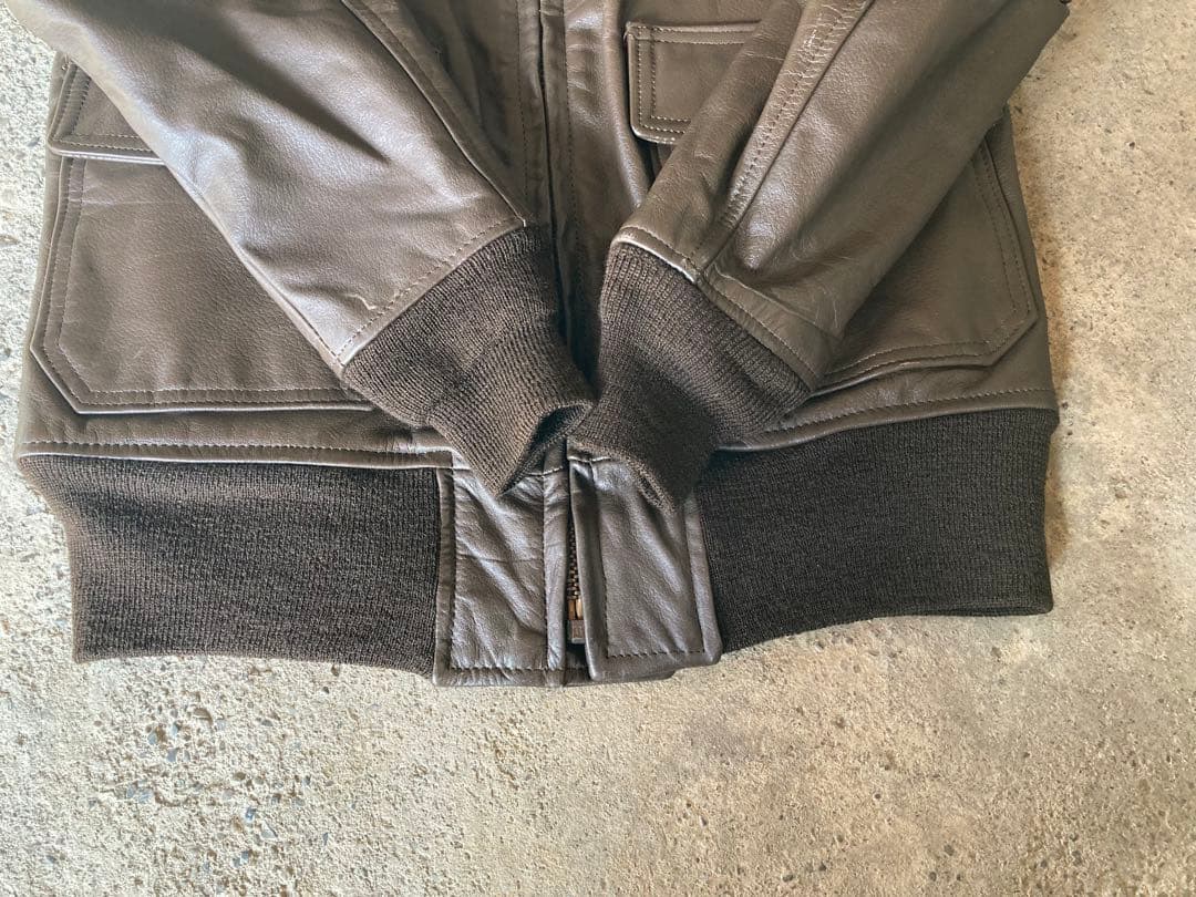 G-1 フライトジャケット 米軍 実物 USA ビンテージ 80s USN