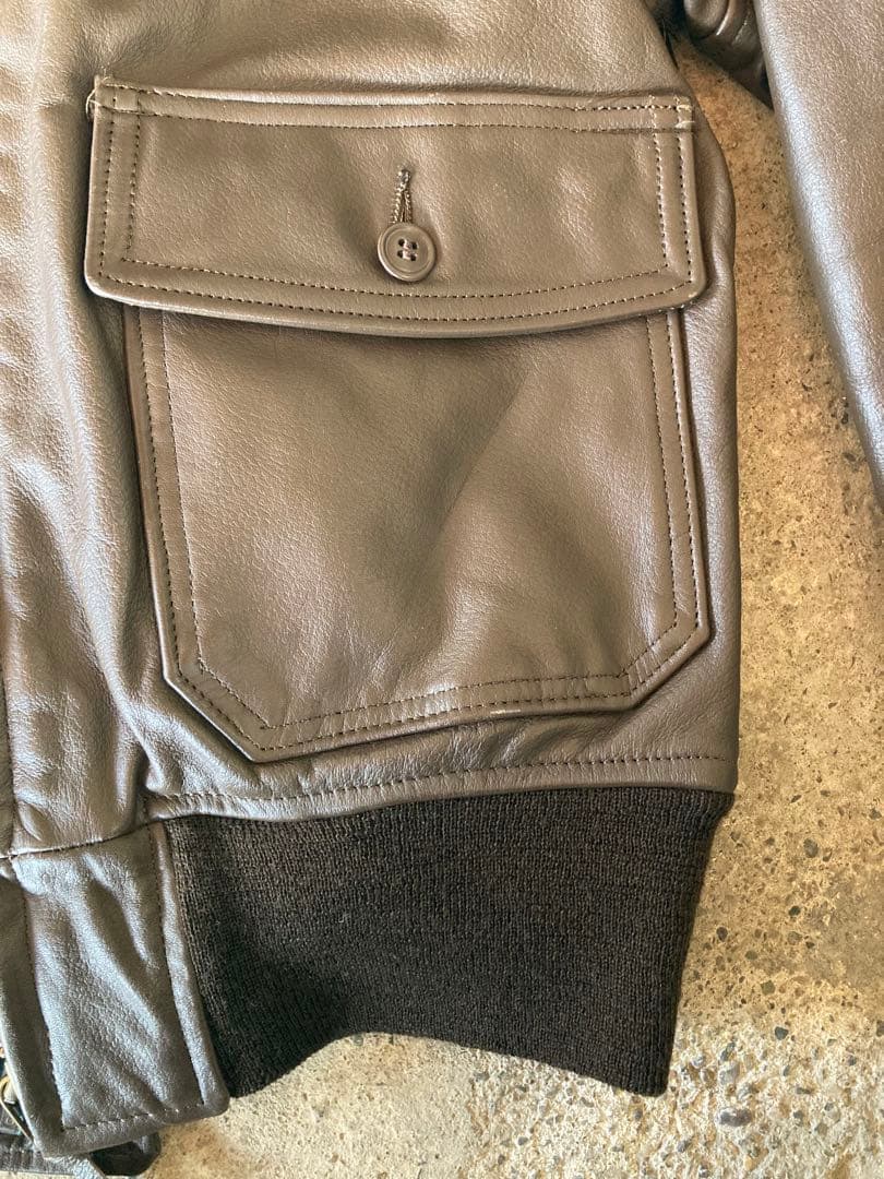 G-1 フライトジャケット 米軍 実物 USA ビンテージ 80s USN