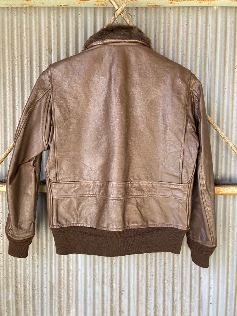 G-1 フライトジャケット 米軍 実物 USA ビンテージ 80s USN