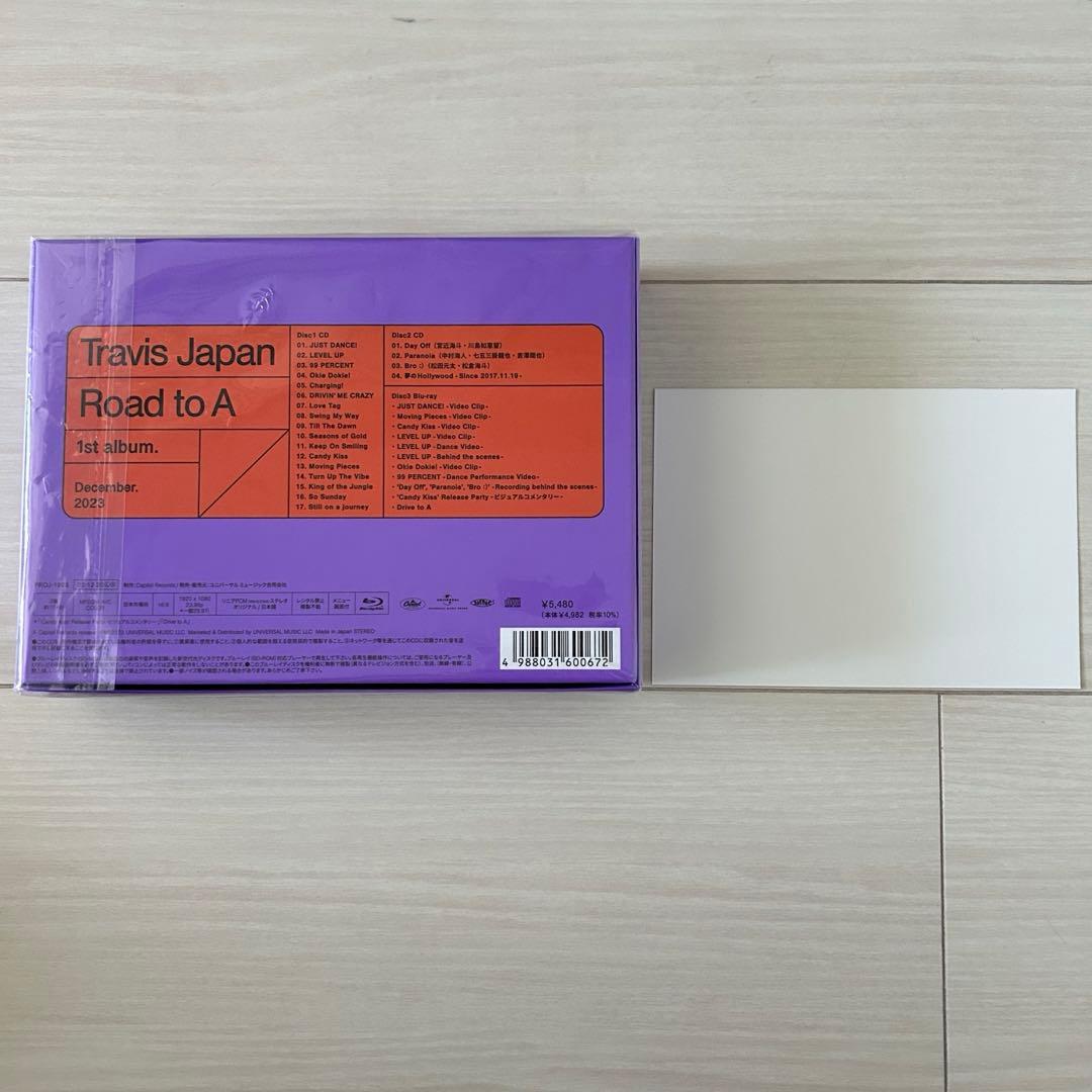 TravisJapan Road to A FC限定盤アルバム