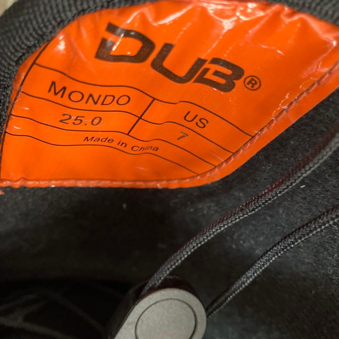 DUB スノーボードブーツ 25㎝　US7