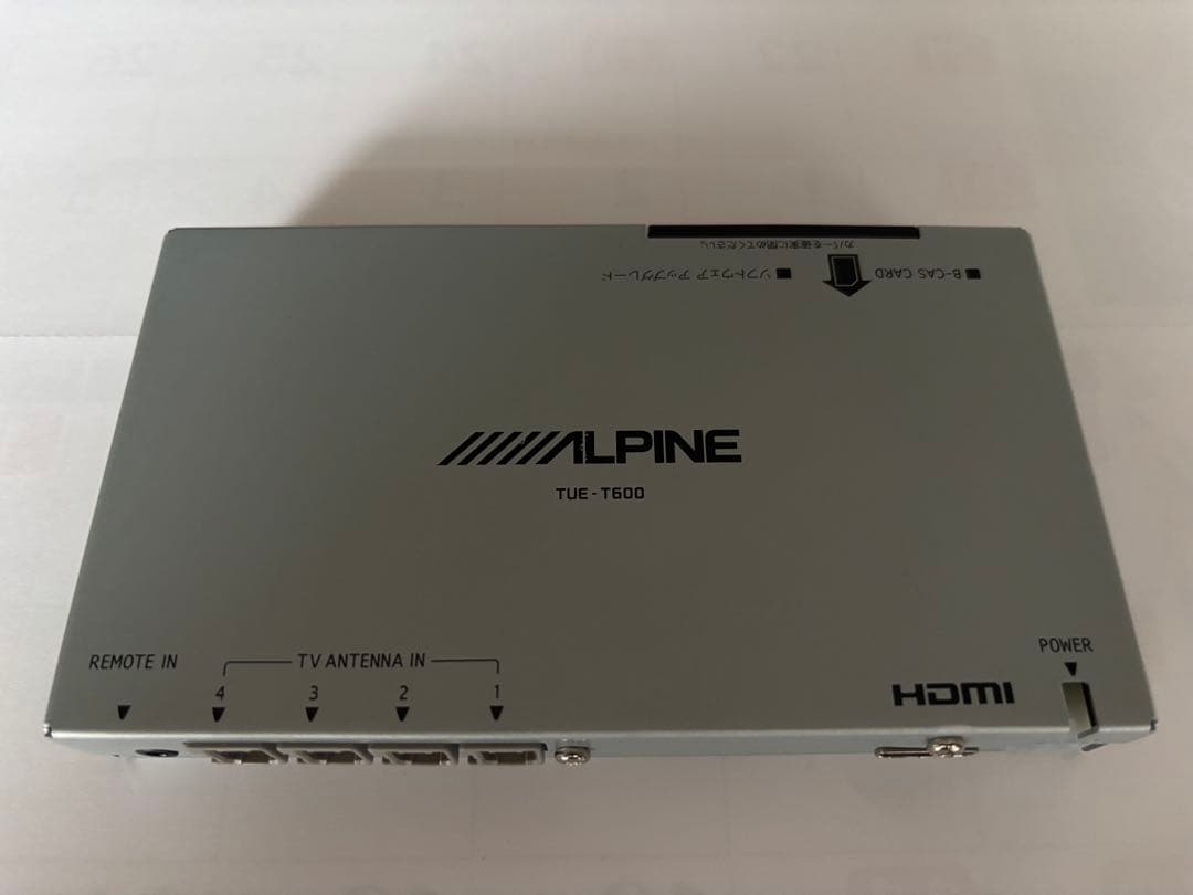 ALPINE 高性能地デジチューナー　TUE-T600 美品