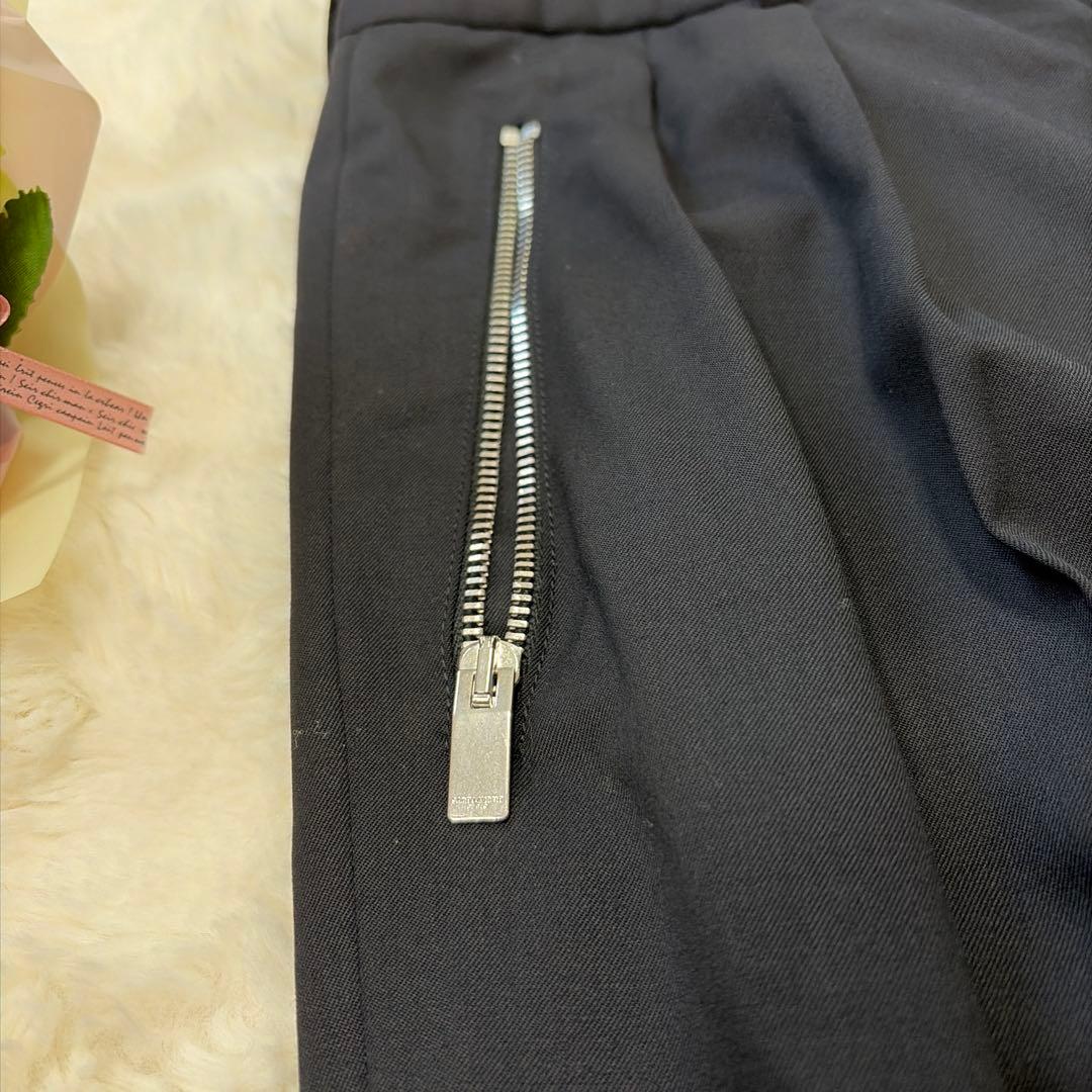 SAINT LAUREN サンローラン 現行 サイトジッパー スラックス L