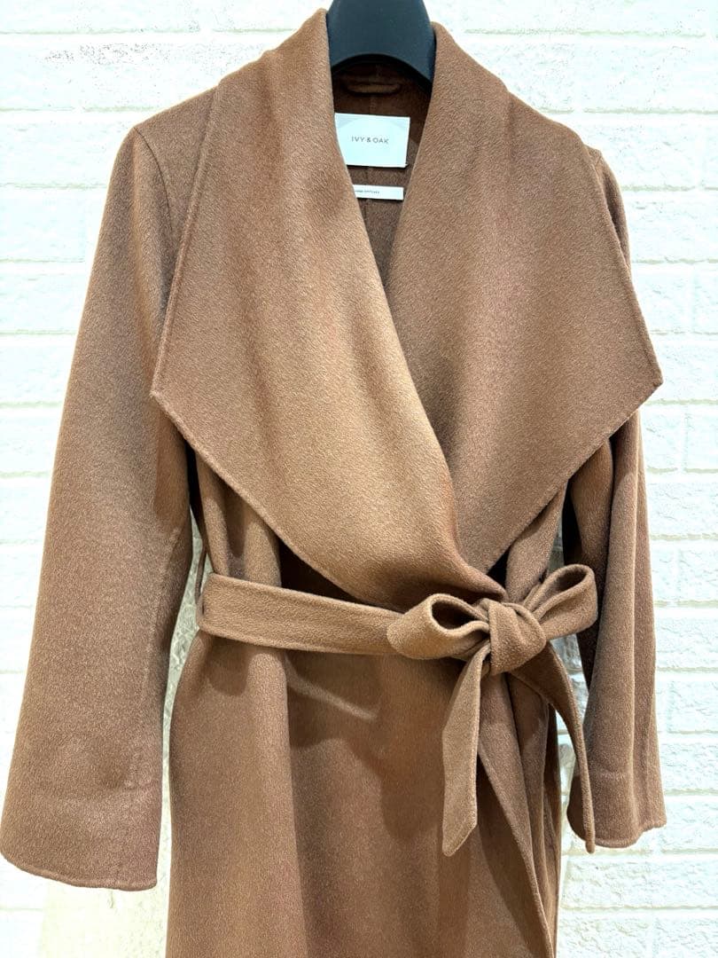 IVY &OAK アイビーオーク ウールガウンコート キャメル
