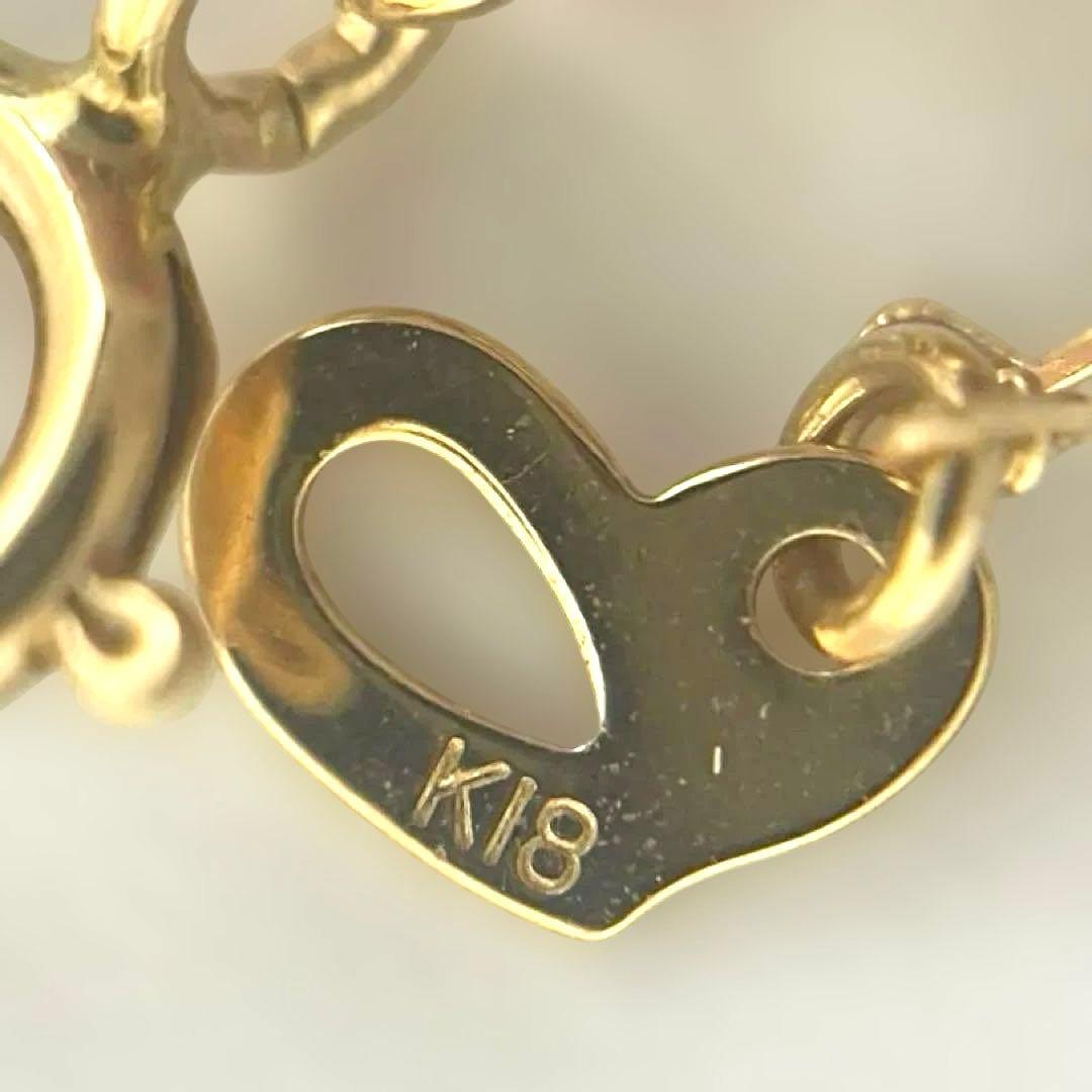 ましろ様:::K18 ネックレス ローズクォーツ ハート ダイヤモンド　バレンタ