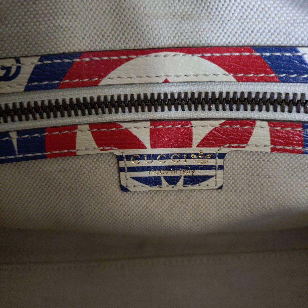 レオGUCCI 激レアメンズバッグ 赤青パターン 保存袋付き