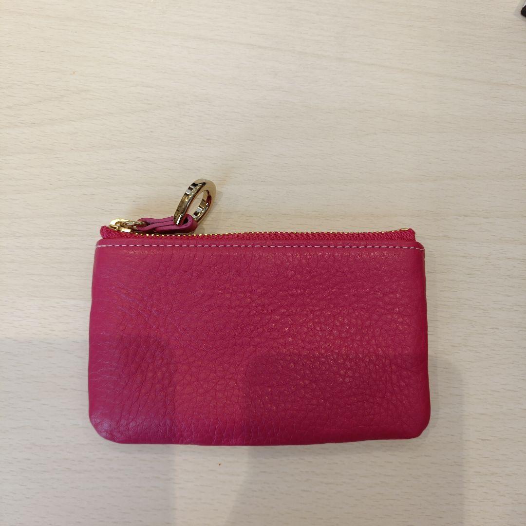 新品未使用 ソメスサドル ピッコラスリムポーチ ピンク