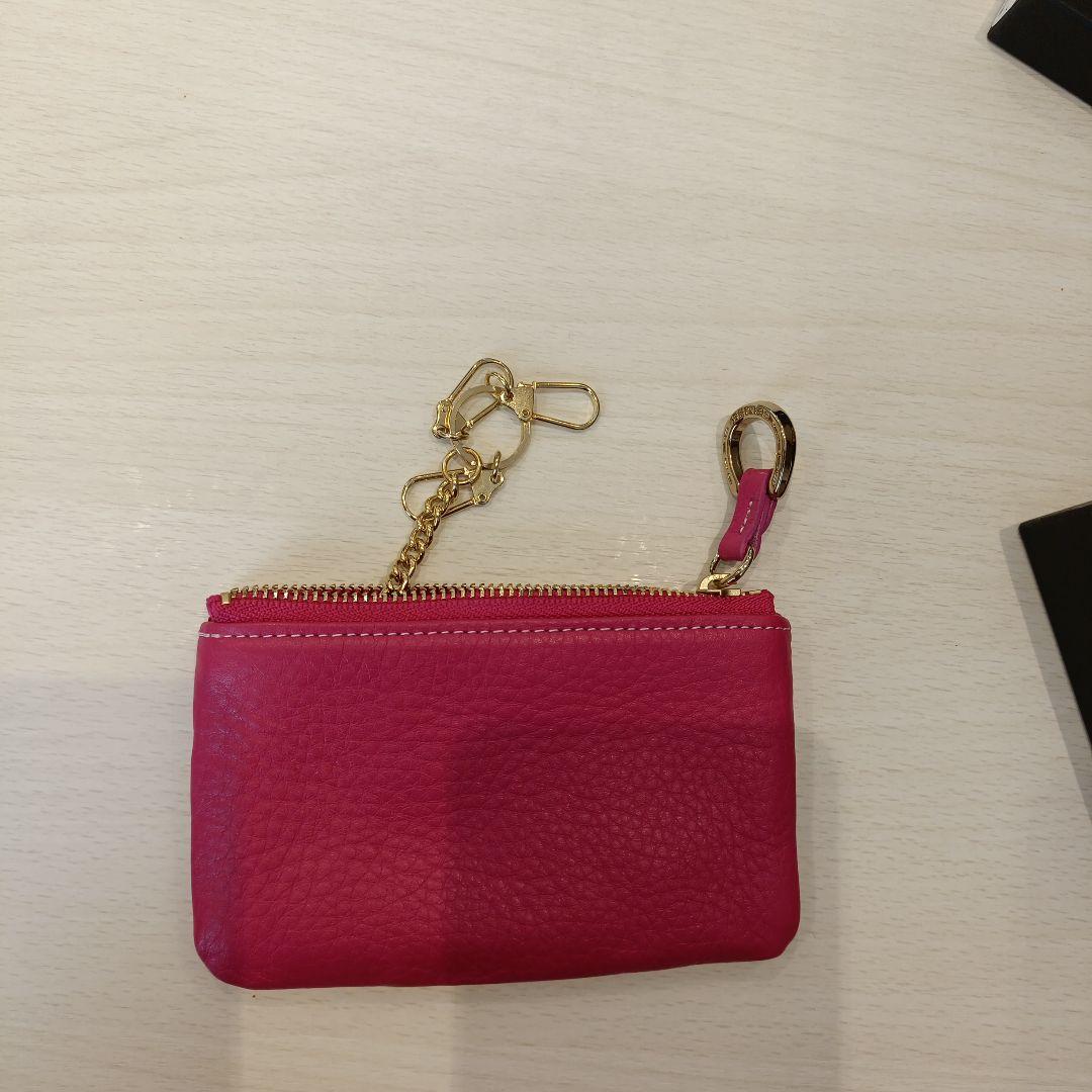 新品未使用 ソメスサドル ピッコラスリムポーチ ピンク