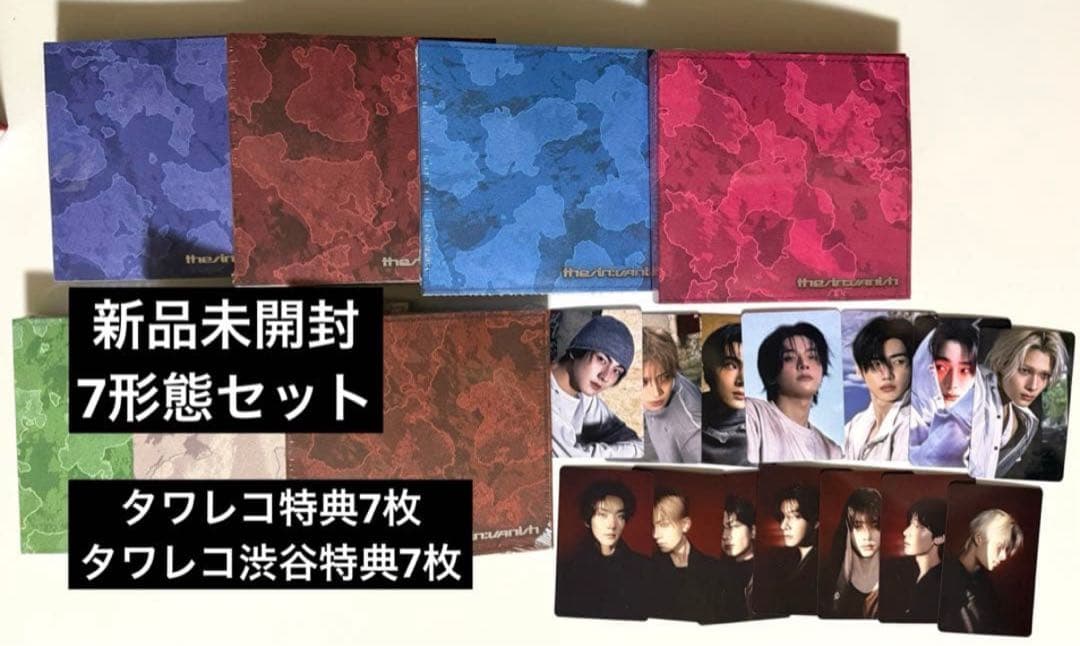 【未開封】THE SIN : VANISH 7形態セット　タワレコ　渋谷　特典