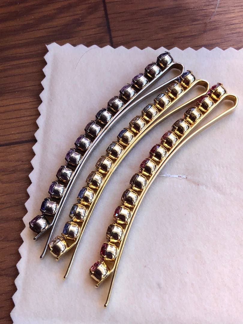 コンプレックスビズ ラインストーン ロングピン