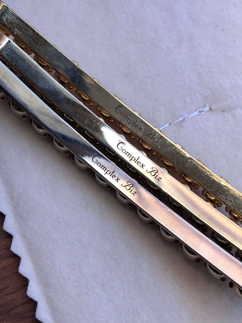 コンプレックスビズ ラインストーン ロングピン