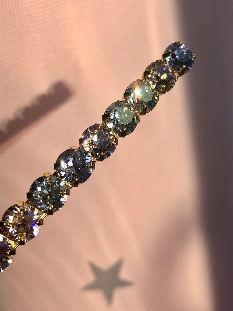 コンプレックスビズ ラインストーン ロングピン