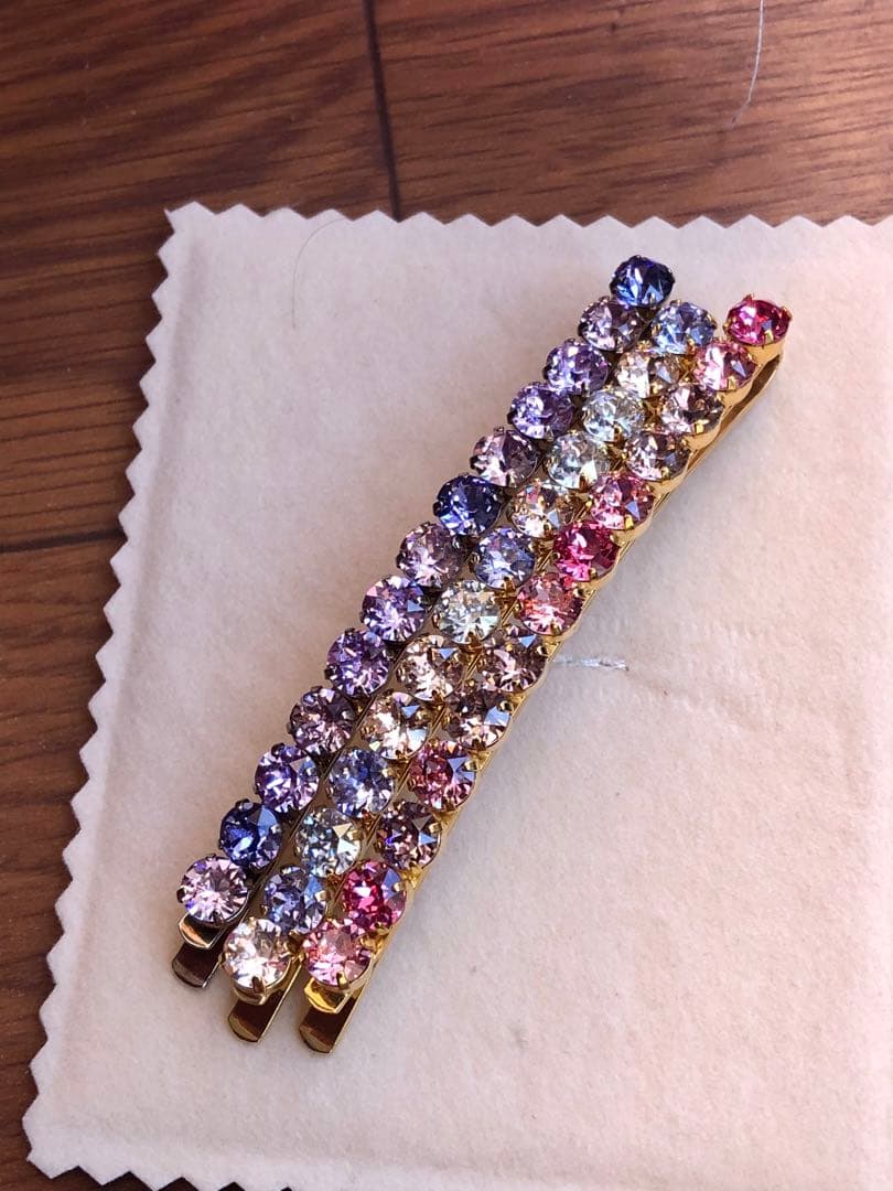 コンプレックスビズ ラインストーン ロングピン