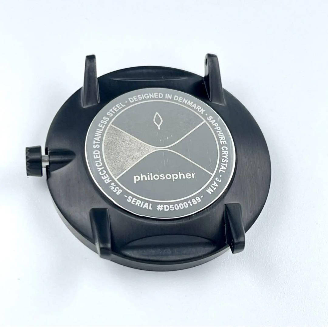 オールブラック・フィロソファー　3リンクストラップ(36mm)