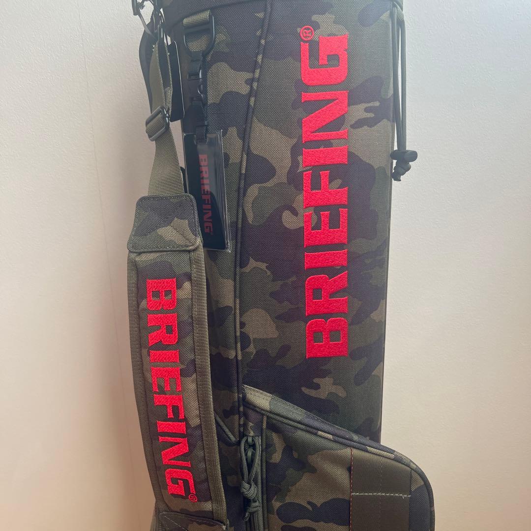 新品ブリーフィング ゴルフ サンデーバッグ キャディバッグ グリーンカモ