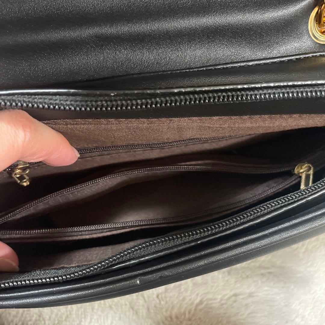 ‪*♡様 ノベルティ バック 黒　ショルダー　チェーン