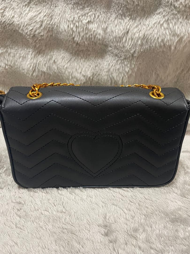 ‪*♡様 ノベルティ バック 黒　ショルダー　チェーン