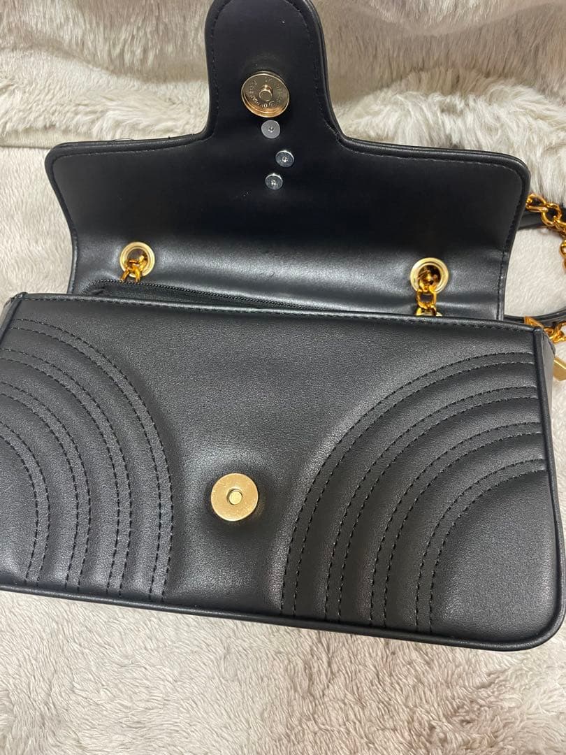 ‪*♡様 ノベルティ バック 黒　ショルダー　チェーン