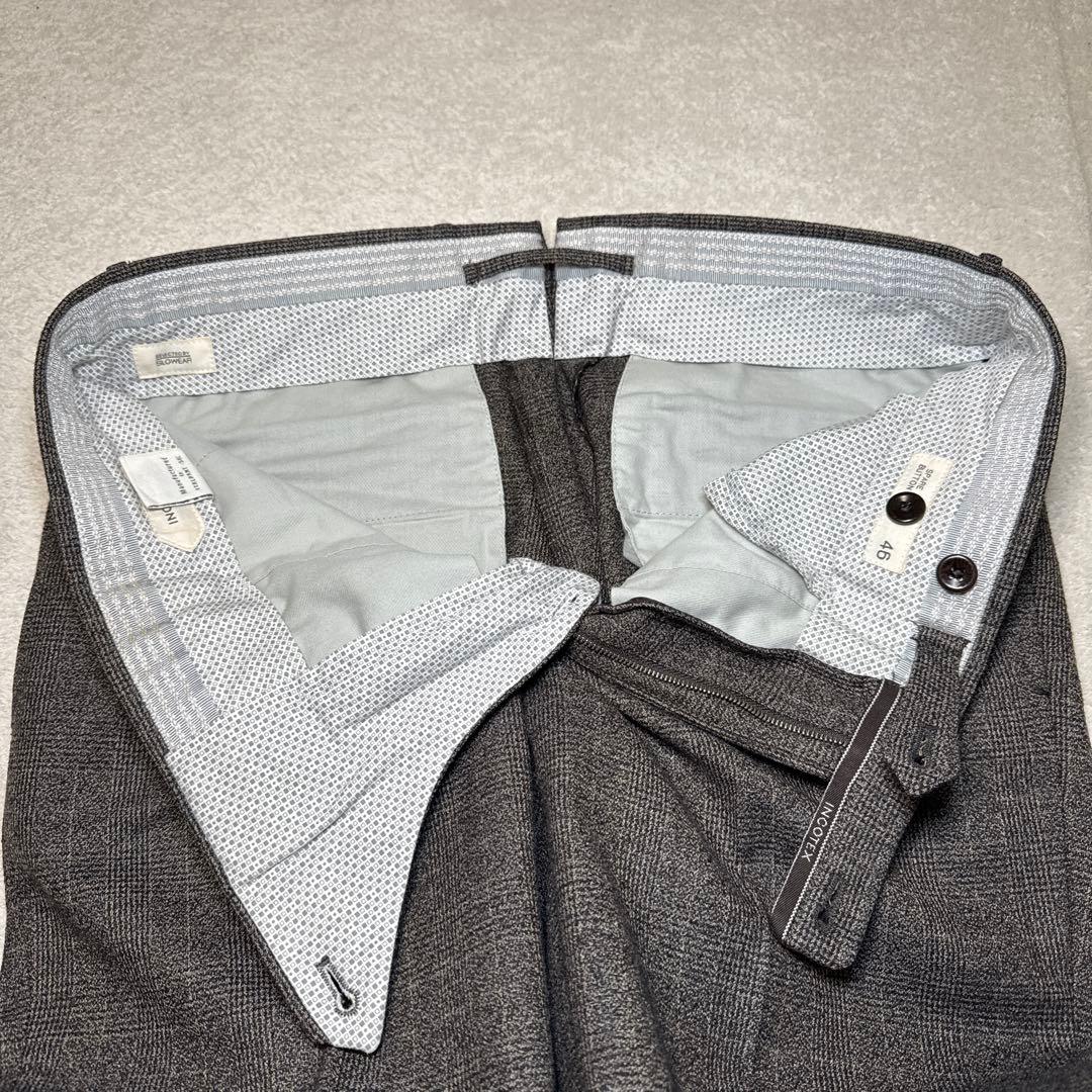 79 未使用　インコテックス　incotex スラックス　ブラウン　46