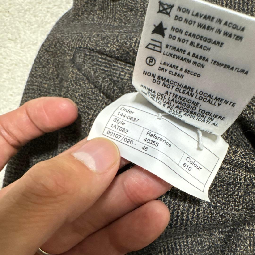 79 未使用　インコテックス　incotex スラックス　ブラウン　46