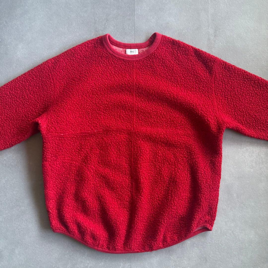 【2024AW／美品✨】RHC boa sweat pullover ボア