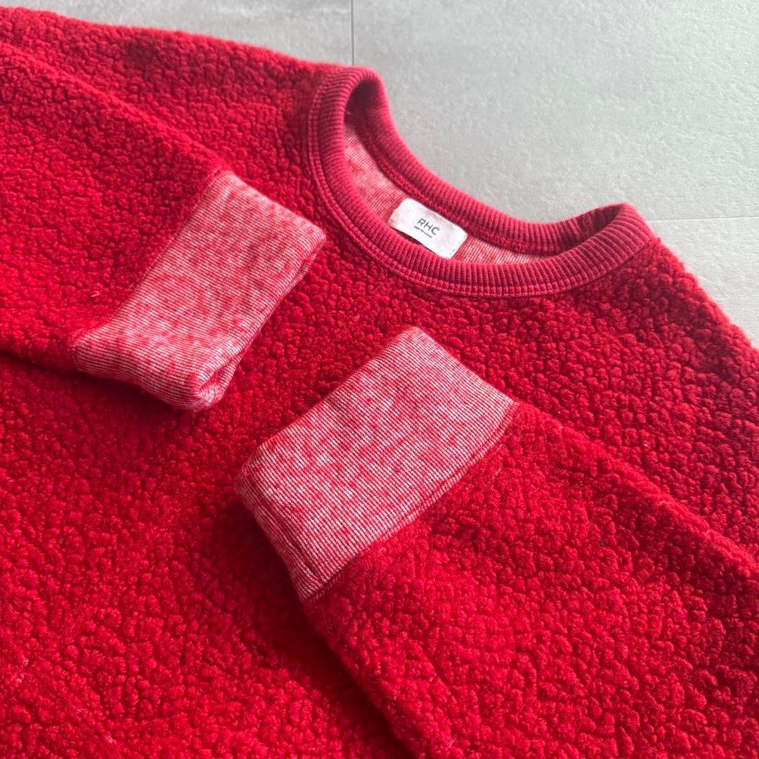 【2024AW／美品✨】RHC boa sweat pullover ボア