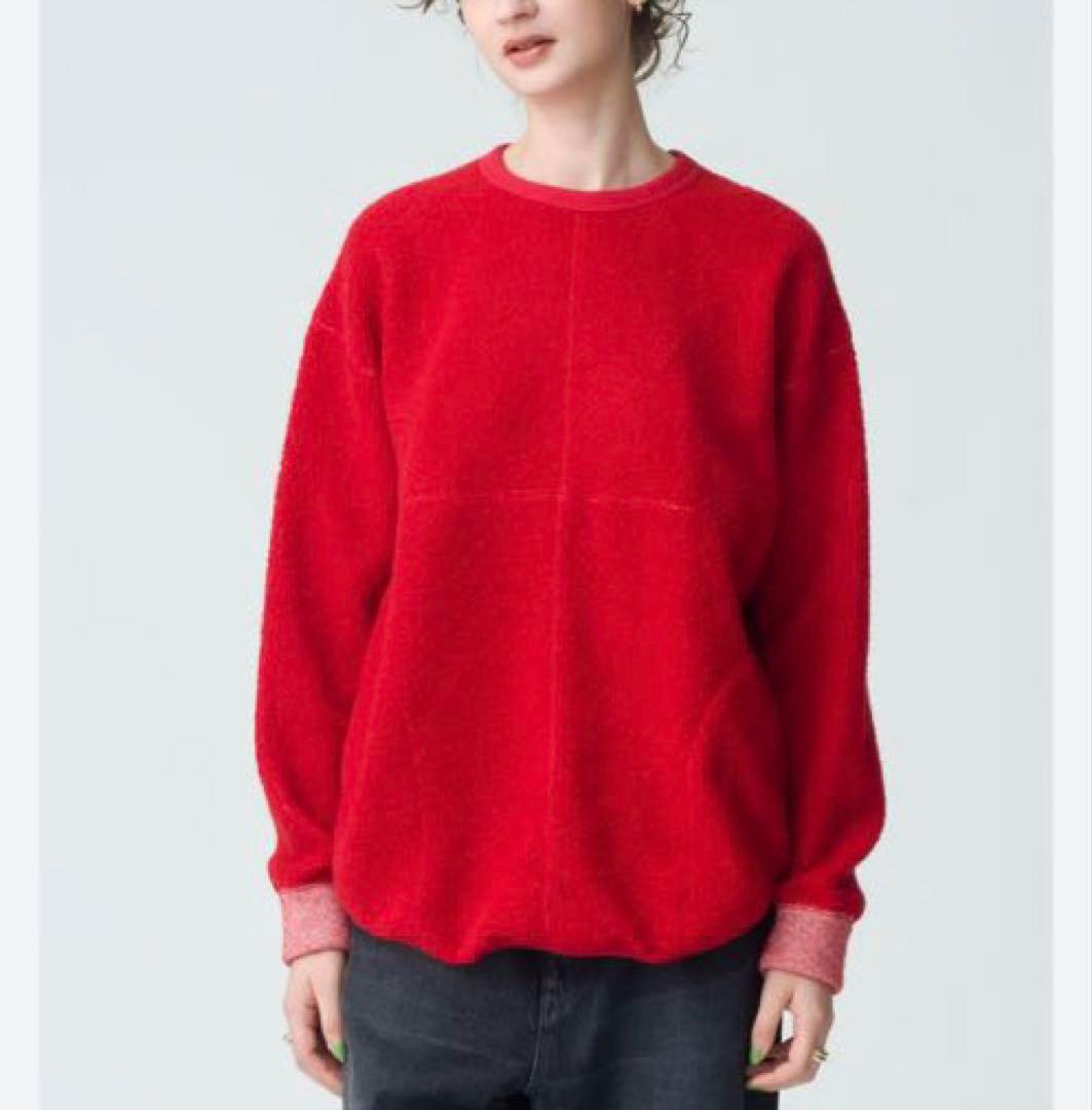 【2024AW／美品✨】RHC boa sweat pullover ボア