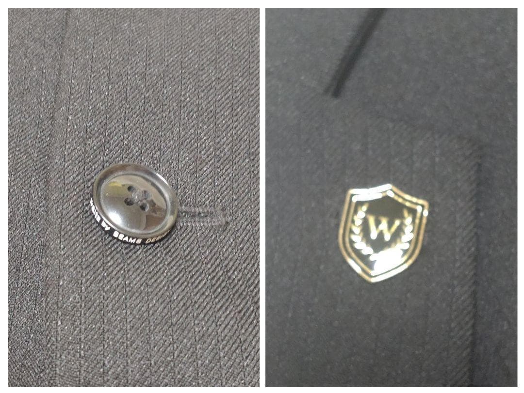 6点セット【美品】BEAMS DESIGN　男の子　スーツ　入学　黒　160