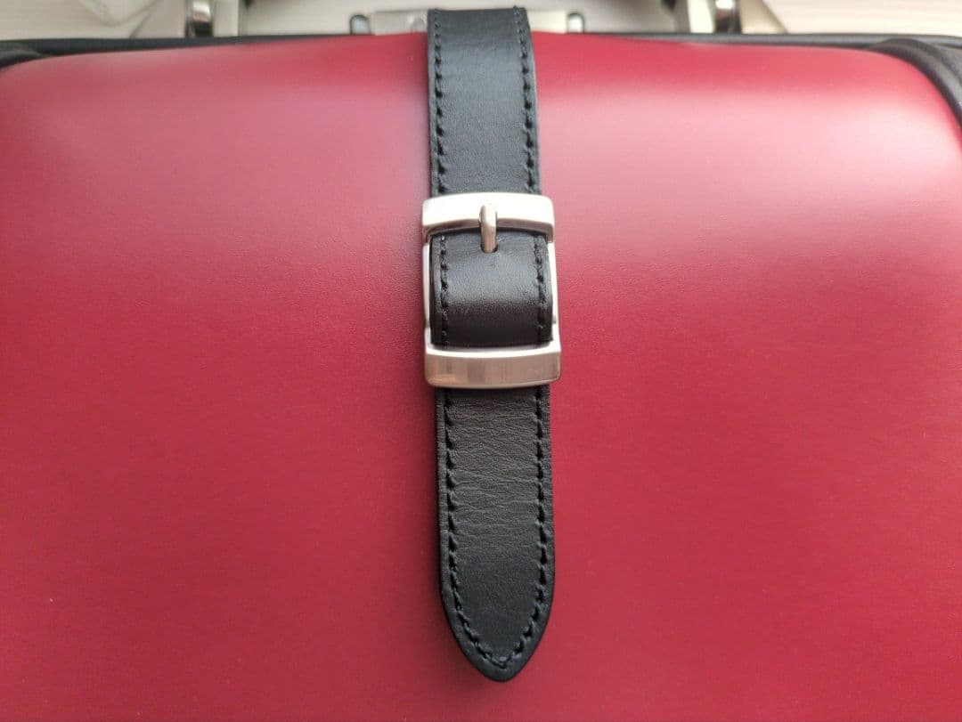 豊岡鞄 ARTPHERE メンズ ハンドバッグ 赤 日本製 クラシックデザイン