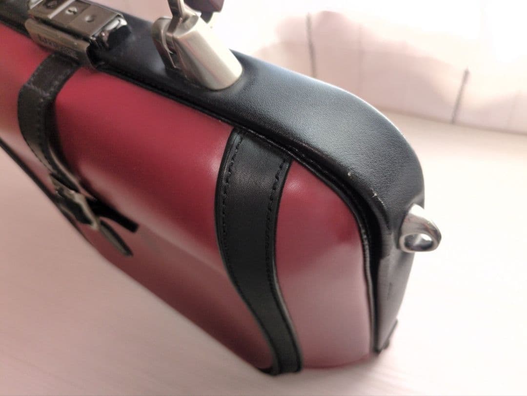 豊岡鞄 ARTPHERE メンズ ハンドバッグ 赤 日本製 クラシックデザイン