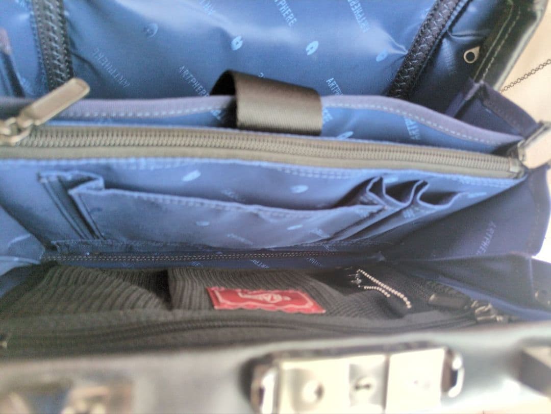 豊岡鞄 ARTPHERE メンズ ハンドバッグ 赤 日本製 クラシックデザイン