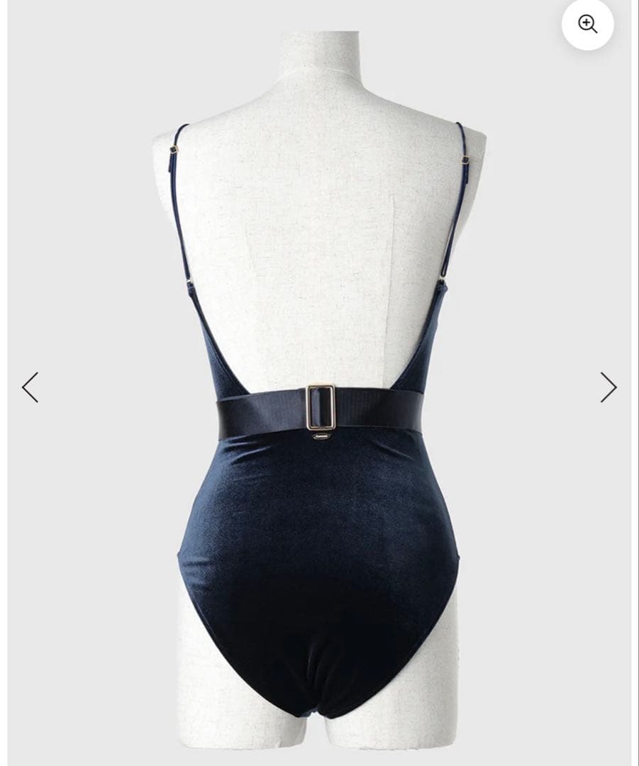 anuans アニュアンス　ベルテッドワンピーススイムウェア