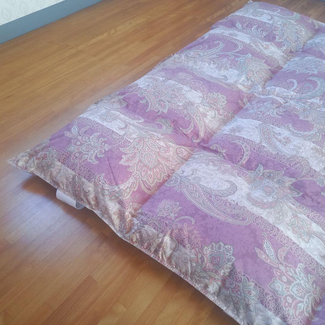 羽毛布団 増量 SDGS リフレッシュ羽毛 高密度生地 清潔 安心 日本製A⑤