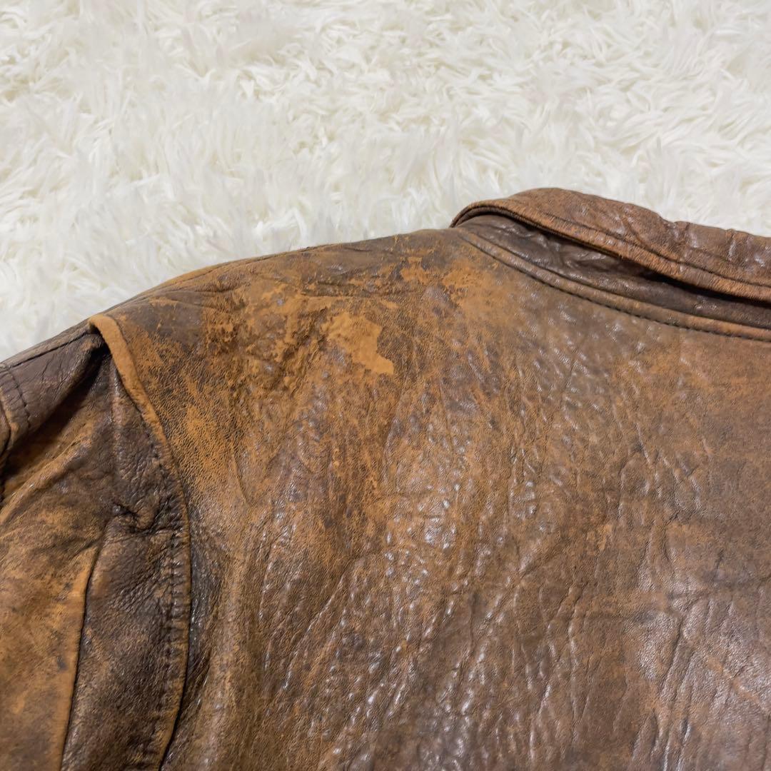 激レア AVIREX レザーフライトジャケットタイプG2 XL