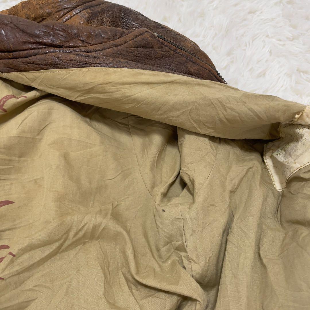 激レア AVIREX レザーフライトジャケットタイプG2 XL